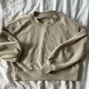 Lululemon softstreme cropped sweatshirt